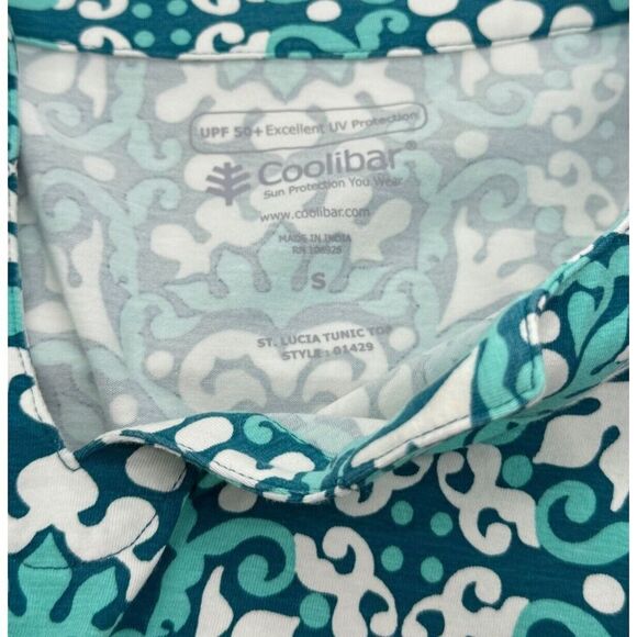 Coolibar St. Lucia Tunic Top Women's Size S Pullover UPF 50+ Sun Protection Pool - Picture 6 of 9